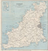 GUERNSEY inset Herm & Jethou. St Peter Port. Channel Islands. WARD LOCK 1930 map