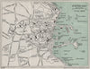 ST PETER PORT vintage town plan. Guernsey Channel Islands. WARD LOCK 1930 map