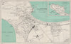LLANDUDNO vintage town/city plan. Great Orme's Head. Wales. WARD LOCK 1937 map