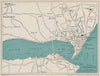 TEIGNMOUTH vintage town/city plan. Devon. WARD LOCK 1924 old antique map chart
