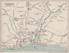 SIDMOUTH vintage town/city plan. Devon. WARD LOCK 1924 old antique map chart