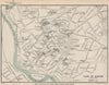 EXETER vintage town/city plan. Devon. WARD LOCK 1924 old antique map chart