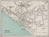 SEAFORD vintage town/city plan. Sussex. WARD LOCK 1929 old vintage map chart