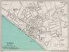 SEAFORD vintage town/city plan. Sussex. WARD LOCK 1939 old vintage map chart