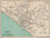 SEAFORD vintage town/city plan. Sussex. WARD LOCK 1947 old vintage map chart