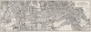 SOUTHERN EDINBURGH vintage town/city plan. Scotland. WARD LOCK 1908 old map