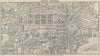 CENTRAL EDINBURGH vintage town/city plan. Scotland. WARD LOCK 1939 old map