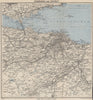 EDINBURGH environs. Portobello Leith Dunfermline Dalkeith. WARD LOCK 1949 map