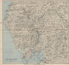 THE LAKE DISTRICT. Cumbria. WARD LOCK 1934 old vintage map plan chart