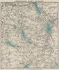 DERWENTWATER, SCAFELL AND DISTRICT. Cockermouth Keswick. Lake District 1934 map