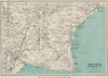 ROMNEY MARSH. Dungeness Rye Hythe Winchelsea. Walland Marsh. Kent 1938 old map