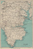 THE LIZARD topo map. Falmouth Helston Helford River Cornwall. WARD LOCK 1948