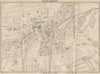 HARROGATE vintage town/city plan. Yorkshire. WARD LOCK 1946 old vintage map