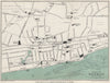 BEXHILL vintage town/city plan. Sussex. WARD LOCK 1911 old antique map chart
