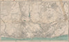 HASTINGS AND ST. LEONARDS vintage town/city plan. Sussex. WARD LOCK 1919 map
