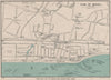 BEXHILL vintage town/city plan. Sussex. WARD LOCK 1919 old antique map chart