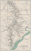 RIVER WYE VALLEY. Hereford-Ross-Monmouth-Chepstow-Severn. WARD LOCK 1922 map
