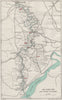 RIVER WYE VALLEY. Hereford-Ross-Monmouth-Chepstow-Severn. WARD LOCK 1948 map