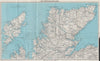 NORTHERN HIGHLANDS. Sutherland Ross & Cromarty Lewis Caithness Scotland 1963 map