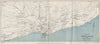 VENTNOR AND BONCHURCH vintage town/city plan. Isle of Wight. WARD LOCK 1950 map