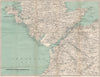 ANGLESEY. Menai Strait Holyhead Bangor Beaumaris Caernarvon. WARD LOCK 1906 map