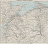 NW WALES. Llandudno Caernarvon Snowdonia Anglesey Bangor. WARD LOCK 1925 map