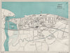 RHYL vintage town/city plan. Wales. WARD LOCK 1925 old vintage map chart