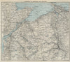 NW WALES. Llandudno Caernarvon Snowdonia Anglesey Bangor. WARD LOCK 1930 map