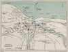 LYNTON & LYNMOUTH vintage town/city plan. Devon. WARD LOCK 1934 old map