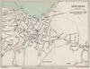 MINEHEAD vintage town/city plan. Somerset. WARD LOCK 1951 old vintage map