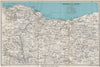MINEHEAD environs. Exmoor Dunster Dulverton Watchet Somerset. WARD LOCK 1954 map