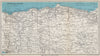 LYNTON environs. Exmoor. North Devon coast. WARD LOCK 1954 old vintage map