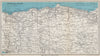 LYNTON environs. Exmoor. North Devon coast. WARD LOCK 1954 old vintage map