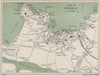 NEWQUAY vintage town/city plan. Cornwall. WARD LOCK 1914 old antique map chart