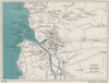 BUDE vintage town/city plan. Cornwall. WARD LOCK 1924 old antique map chart