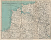 CAMEL ESTUARY & environs. Newquay Padstow Wadebridge Bodmin Cornwall 1936 map