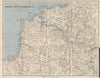 CAMEL ESTUARY & environs. Newquay Padstow Wadebridge Bodmin Cornwall 1948 map