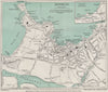 NEWQUAY vintage town/city plan. Cornwall. WARD LOCK 1948 old vintage map chart