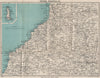 WIDEMOUTH BAY-PENTIRE POINT COAST. Tintagel Boscastle Lundy Launceston 1948 map
