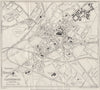 CANTERBURY vintage town/city plan. Kent. WARD LOCK c1962 old vintage map chart