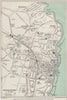 BROADSTAIRS vintage town/city plan. Kent. WARD LOCK c1962 old vintage map