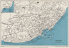 RAMSGATE vintage town/city plan. Kent. WARD LOCK c1962 old vintage map chart