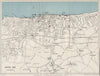 HERNE BAY vintage town/city plan. Kent. WARD LOCK c1962 old vintage map chart
