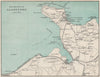 LLANDUDNO environs. Conway Conwy. Great Orme's Head. Wales. WARD LOCK 1893 map