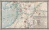 THE CAMBRIAN RAILWAYS. Central Wales. WARD LOCK 1893 old antique map chart