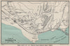 BARMOUTH vintage town/city plan. Wales. WARD LOCK 1913 old antique map chart