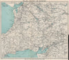 SNOWDONIA NORTH. Pwllheli Criccieth Carnarvon Llanberis. WARD LOCK 1913 map