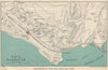 BARMOUTH vintage town/city plan. Wales. WARD LOCK 1936 old vintage map chart