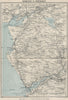 SNOWDONIA COAST. Barmouth-Porthmadog. Ffestiniog Dolgellau. WARD LOCK 1936 map
