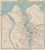 INVERNESS  vintage town/city plan. Scotland. WARD LOCK 1939 old vintage map